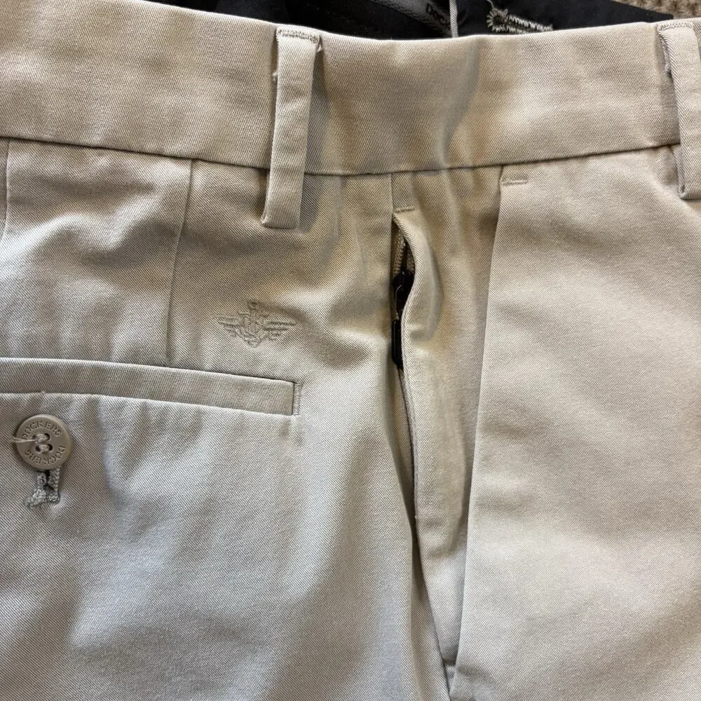 Dockers Smart 360 Tech Straight Fit Khaki Pants Men’s 29x32 Beige Stretch